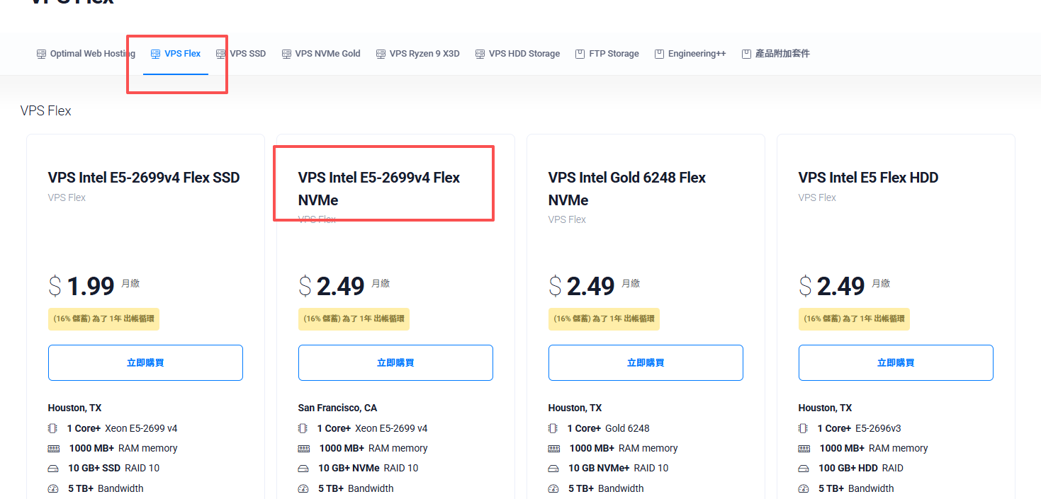 免费试用1个月高速NVMe E5服务器