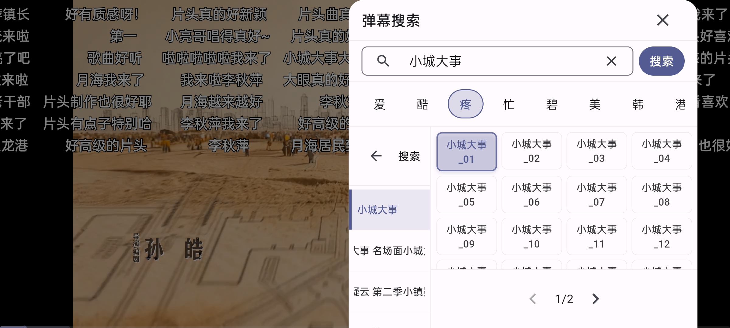 类Tvbox安卓苹果电脑多平台观影：PeekPili_1.1.1Mpv+弹幕搜索+AList网盘集成